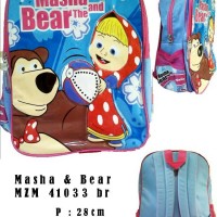 Jual Tas Ransel Anak Sekolah Masha & Bear B Murah