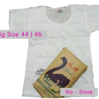 Jual Kaos Dalam Oblong Big Size | Jumbo 44 | 46 SWAN BRAND Murah