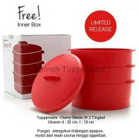 Jual TUPPERWARE CHERRY STEAM IT 3 TINGKAT Murah