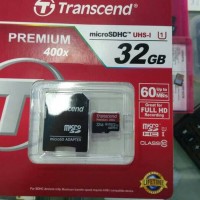 Jual MEMORY TRANSCEND MICRO SD 32GB CLASS 10 60MB/S Murah