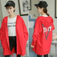 Jual HOODIE WINDBREAKER TRIANGLE DUSTY JACKET Murah