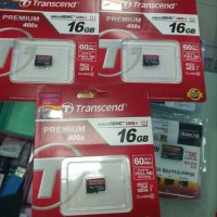 Jual MEMORY TRANSCEND MICRO SD 16GB CLASS 10 60MB/S Murah