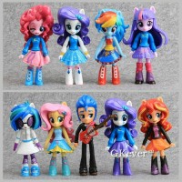 Jual ACTION FIGURE MY LITTLE PONY EQUESTRIA GIRL SET ISI 6 / MAINAN BONEKA Murah
