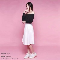 Jual WIDE PLEATED FLARE SKIRT Murah