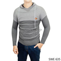 Jual Sweater Pria Cardigan Rajut Kombinasi Warna SWE 635 Murah