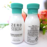 Jual Etude House Zero Sebum Clearing Powder Toner Sample / Travel Size Murah