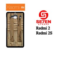 Casing HP Xiaomi Redmi 2 / Redmi 2S bamboo background surface board Cu