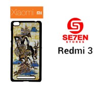 Jual Casing HP Xiaomi Redmi 3 wayang Custom Hardcase Murah