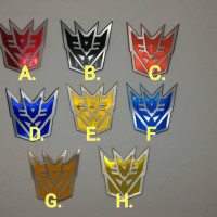 Jual emblem transformer / transformers decepticon Diskon Murah
