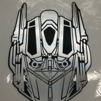 Jual emblem transformer / transformers autobot face ukuran b Berkualitas Murah