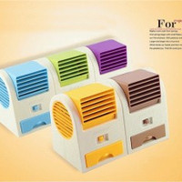Jual AC Duduk Mini Portable Fragrance Handy Cooler Bladeless Fan Kipas Angi Murah