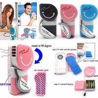 Jual AC GENGGAM PORTABLE HANDY COOLER BLADELESS FAN KABEL USB BATERY SMILE Murah