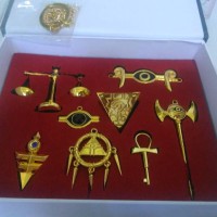 Jual Kalung Millenium YUGIOH sepaket isi 8 komplit 1 BOX edisi terbatas Murah