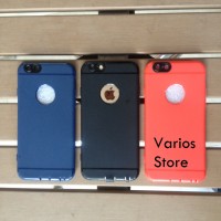Jual casing iphone 6/6s /6 plus/7/7 plus merah hitam biru camera protector Murah