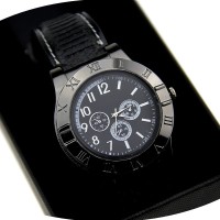 Jual Jam Tangan Pria Korek Elektrik USB Hadiah Api Rokok Quartz Casio OULM Murah