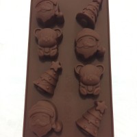 Jual Cetakan Silicone Santa Claus / Cetakan Coklat / Cetakan Jelly / Cetaka Murah