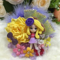 Jual Hairbow /Pita Jepit Clay Doll 03 Murah
