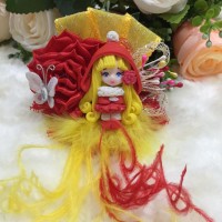 Jual Hairbow / Pita Jepit Clay Doll 02 Murah