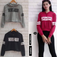 Jual Creative Crop Hoodie Murah Murah