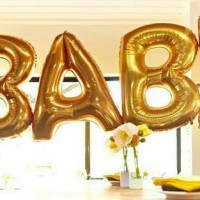 Jual balon huruf foil 1 meter Murah