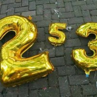 Jual balon huruf foil 1 meter Murah