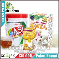 Jual 1 ASI Booster Tea + 1 Mama Soya + 1 Mama Honey Busui = HEMAT+MANJUR Murah