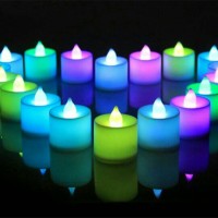 Jual Lilin Elektrik Mini Candy / Lampu Natal Tombol On Off Murah