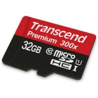Jual Memory Card Micro SD 32GB Transcend Premium 32GB Class10 300x Original Murah