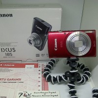 Jual Canon IXUS 185 RED Garansi Resmi Datascript Free Gorillapod Vlog. Murah