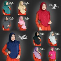 Jual Hijab Instant Ruffle Bergo Murah