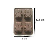 Jual Cetakan Silikon Beruang Kecil Mini Bear Puding Jelly Coklat Sabun Clay Murah