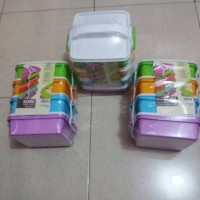 Jual Rantang Plastik 4 Susun Kobe Calista / Rantang 4 Susun Calista Murah