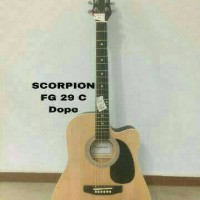 Jual Gitar Akustik Scorpion FG-029C natural (import) Murah