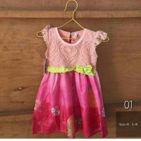 Jual Brokat Dress Anak 4T Murah