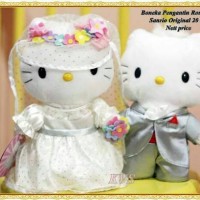 Jual boneka hello kitty wedding couple mc donalds Murah