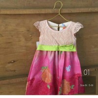 Jual Brokat Dress Anak 6T Murah