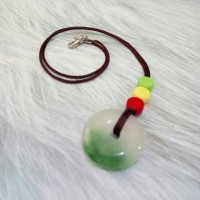 Jual Kalung Vintage Etnik Batu Giok Donat Murah