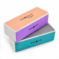 Jual Amplas kuku 4in1 buffer sand paper amplas clay resin alat nail art Murah