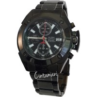 Jual Alba 160218 Chronograph Tali Rantai Jam Tangan Pria Hitam Murah
