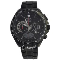Jual Alba 160635 Chronograph Tali Rantai Jam Tangan Pria -Hitam Murah