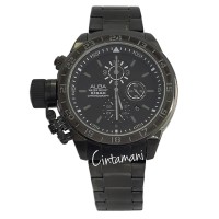 Jual Alba 160308 Chronograph Tali Rantai Jam Tangan Pria -Hitam Murah
