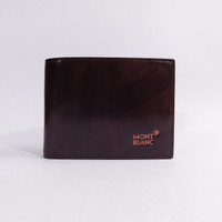 Jual DOMPET KULIT PRIA TIDUR IMPORT KECIL | MONTBLANC 101-022 COFFEE Murah