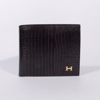 Jual DOMPET KULIT PRIA TIDUR IMPORT BRANDED | HERMES 313-2619 COFFEE Murah