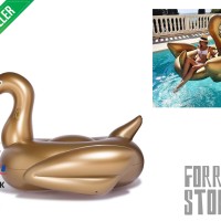 Jual Giant Inflatable Flamingo Gold Floaties / Ban Pelampung Flamingo 190cm Murah