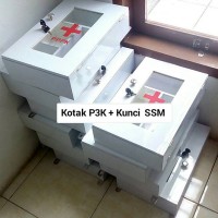Jual Kotak Obat P3K + Kunci SSM PPPK First Aid Box Emergency Murah