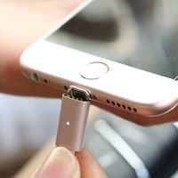 Jual Kabel Charger Magnetic 2in1 Nylon Iphone (5 6 7) - Mikro (Samsung BB) Murah
