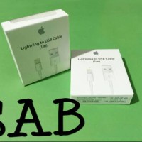 Jual KABEL DATA/ CHARGER LIGHTNING IPHONE 7, 7+, 6, 5 ORIGINAL Murah
