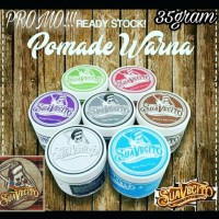 Jual POMADE SUAVECITO COLOUR HAIR WAX CLAY SAMPLE 35GRAM FREE SISIR Murah