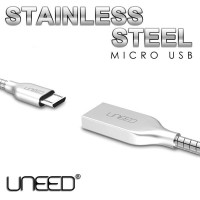 Jual Alfa Trend | Uneed Kabel Micro Usb Stainless Steel Quick Charge & Data Murah