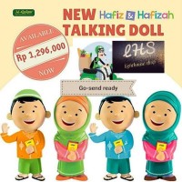 Jual Hafiz Doll boneka mengaji new version | ongkir 1kg Murah